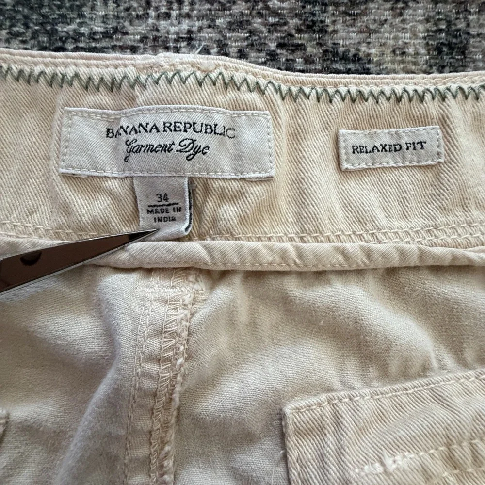 Banana Republic Shorts Mens 34 Khaki Cargo Pockets Hiking Utility Outdoor Y2K